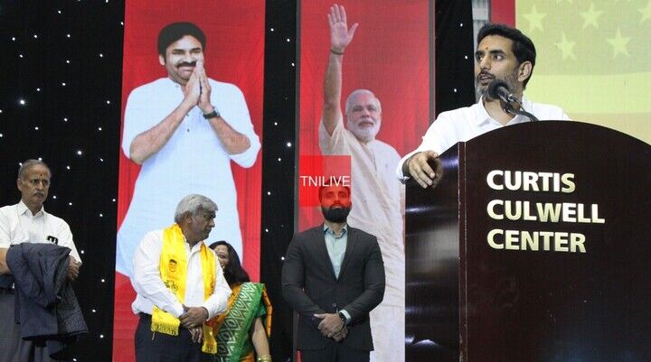 Nara Lokesh Dallas Telugu Diaspora Meeting Dec 2025 Gallery